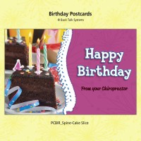 Birthday Postcard - "Spine - Cake Slice"