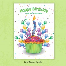 Birthday Postcard - "Candle"