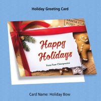 Greeting Card - "Holiday Bow"