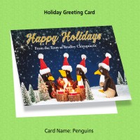 Greeting Card - "Penguins"