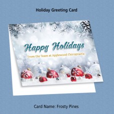 Greeting Card - "Frosty Pines"