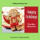 Greeting Card - "Gingerbread Boy"