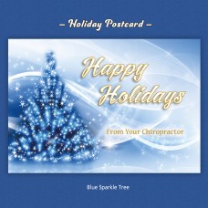 Postcard - "Blue Sparkle Tree"